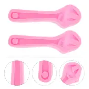 2 Pcs Fondant Smoother Pans Silicone Baking Easy to Clean
