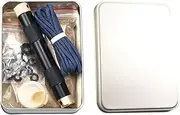 Brass Fire Piston Kit Portable Aluminium Alloy Flame Maker Air Compression Emergency Picnic Traveling Fishing Survival Tool Black