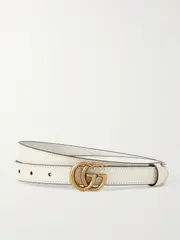 [Gucci] Gucci - Gg Marmont Leather Belt - Ivory - 75 75 Ivory
