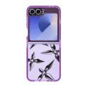 Galaxy Z Flip6 Impact Case Black Shuriken