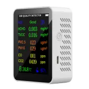 9 in 1 PM2.5 PM10 HCHO TVOC CO CO2 Meter Digital Temperature Humidity Tester LCD Carbon Dioxide Monitor Air Quality Moni