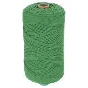 Natural Macrame Cord 2mm x 219 Yards Cotton Macrame Rope, Deep Green
