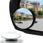 Blind Spot Mirror, 2" Round HD Glass Frameless Convex Rear View Mirrors