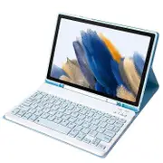 A08B Tablet Keyboard Case Compatible For Samsung Galaxy Tab A8 10.5 (2021) SM-X205/X200 Protective Cover Case with Detachable Wire Blue
