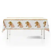 Horse Theme Plastic Tablecloth Table Cover 180cm x 108cm - Kids Birthday Party Tableware