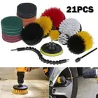 Electric Grout Power Scrubber Cleaning Drill Brush Tub Cleaner Combo Tool Kit PA