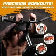 T Bar Row Workouts Platform Straight Grip for Barbell Strengthens Back Pull Ups