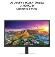 LG UltraFine 4K 23.5" 23.7" 24" 24MD4KL 24MD4KL-B Repair Diagnostic Service