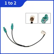 Dual Male Fakra Splitter to Female Fakra for VW Car radio Antenna Adapter Cable