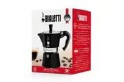BIALETTI MOKA 6 CUP BLACK ESPRESSO MAKER