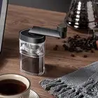 Small Burr Coffee Grinder, Hand Crank Manual Coffee Grinder with Ceramic Burrs,