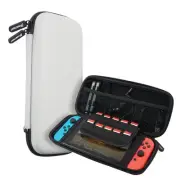 Carrying Case for Nintendo Switch & OLED Model Protective Hard Travel Bag Gray