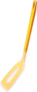 Marna K537Y Triangle Grip Silicone Turner (Yellow) Turner (Thin Tip for Easy Turning) Kitchen Tools Scratch Resistant