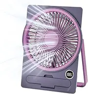 Desk Fan - Desk Fans Small Quiet | Personal Portable USB Electric Cooling Tool Hangable Standing For Office Dormitory Kitchens Bedroom Student