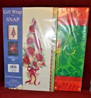 Gift Wrap in a SNAP New 4 Pack Gift Boxes Sheets Gift Wrap FAST SHIPPING