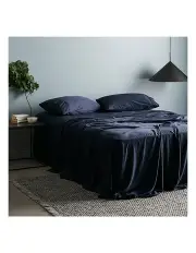 [Ettitude] Signature Sateen Sheet Set in Blue