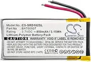 SCESMIA Replacement Battery for Cardo Packtalk Duo, Scala Rider Packtalk, SRPT0102 3.7V/850mA