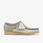 Clarks Originals Men's Grey/Off White Wallabee 26176525