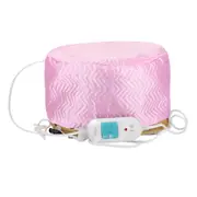 SPA Hair Thermal Treatment Heating Cap Dryers Hair Care Steamer Hat Pink