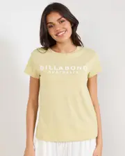 [Billabong] Billabong Women's Society T-Shirt in Wasabi Size Small S Wasabi