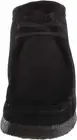 Clarks mens Wallabee Chukka Boot Black Suede