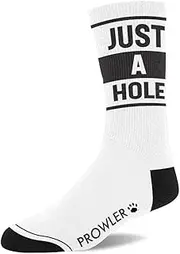 [Prowler] Men's RED Just A Hole Socks, White, One Size, White, One size