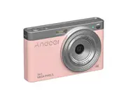 Andoer Compact 4K Digital Camera Video Camcorder 50MP 2.88Inch IPS Screen Auto Focus 16X Zoom Anti-shake Face Detact Smile Capture Built-in Flash with 2pcs