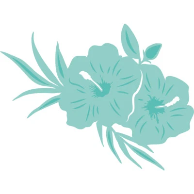 Hibiscus Flower 3.75x3 Kaisercraft Decorative Die Cutting Die KAISERCRAFT DD417