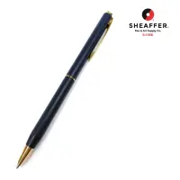 在飛比找momo購物網優惠-【SHEAFFER】統帥 霧藍金夾 原子筆(260)