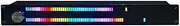 LED Music Spectrum Indicator, LED64X2, Music Spectrum Display, VU Meter with Rhythmic Light, Voice Control and Line Input, 6 Brightness Levels and 5 Speed Settings.