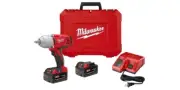 Milwaukee M18 2662-22 High Torque Cordless Impact Wrench Kit With Pin Detent