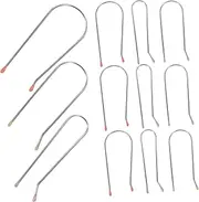 DRESSOOS 24pcs Hot Roller Clips Shaped Hot Curler Pin Replacement for Easy Styling Compatible with Rollers Quick Heating Versatile Design for Styling
