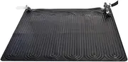 Intex 28685E 47 Inch x 47 Inch Solar Pool Water Heater Mat for 8,000 Gallon Above Ground Swimming Pool with Hose Attachment and Adaptors, Black