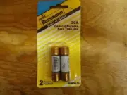 Cooper Bussmann 250Vac 30A Fuse (2) in a Pack #BP/NON-30