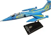 Pre-Build Replica 1/100 for Vintage Warplane F-104 Diecast Metal Military Airplane ModelAviation Commemorative Collection Gift Toy Airplane
