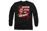 Dexter Unisex Adult Bloody Heart T-Shirt (Black) - UTTV11068