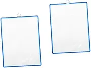 Tofficu Hanging File Organizer Transparent File Storage Bag for Wall Efficient Office Wall Organization for Home and Office Use