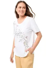 [Black Pepper] Wattle Tree Print in Brown