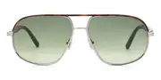 Tom Ford FT1019 MAXWELL 14P Men's Sunglasses Silver Size 59