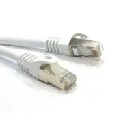O-Astrotek 5m CAT6A Shielded Cable Grey/White 10GbE RJ45 Ethernet Network Cable