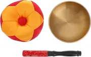 JOINPAYA 1 Set Singing Bowl for Meditation and Relaxation Portable Spiritual Bowl with Stick present for Yoga Practitioners and Mindfulness Enthusiasts
