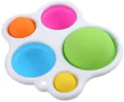 Baby Simple Dimple Fidget Sensory Toy Pop It Stress Anxiety Relief Game, Silicon