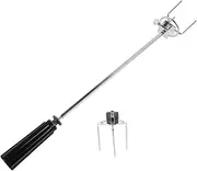 TOYANDONA 1 Set Meat Grilling Fork BBQ Chicken Rotisserie Fork for Air Fryer for Outdoor Cooking and Camping Durable and Stable Design for Roast Chicken and Meat