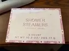 Love X June Shower Steamers Aromatherapy Lavender Aroma Set Of 6 Sealed