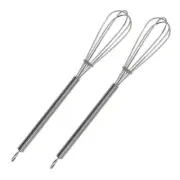 2pcs Salon Whisk Hair Dye Stirrer Hair Tint Mixing Tool Hair Cream Mixer