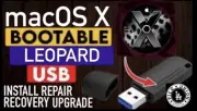 Multi-Boot macOS X Leopard USB Installer Recovery Upgrade Flash Drive+Guide