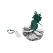 STRING TAGS WHITE Paper 8MMX18MM pack of 1000 (ta65)