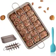 Brownie Baking Pan, Brownie Pan, 18-Cavity'S Non-Stick Brownie Tin, Baking Tools