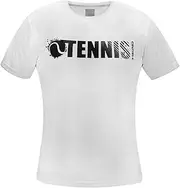 [HEAD] HCD-402 Polyester Men's Print Half Sleeve Round Neck Tennis T-Shirt