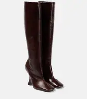 [Dries Van Noten] Dries Van Noten Glove 105 leather ankle boots AU 7.5 brown
